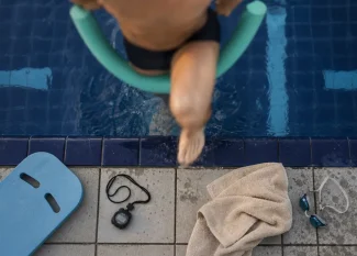 Abdos piscine ventre plat sans mal de dos en piscine