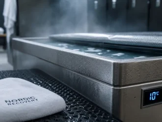 Bain froid professionnel 10°C avec hygiène UV-C et thermomètre