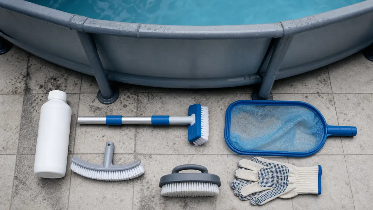 Comment nettoyer le fond de la piscine sans aspirateur : brosse, balai et floculant