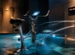Aquabike cabine individuelle avec jets d’hydromassage en spa