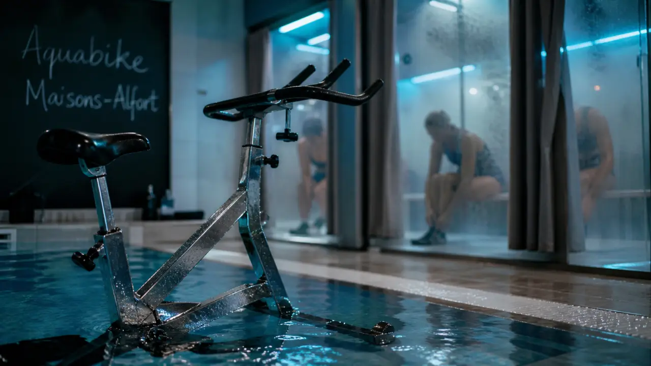 Aquabike maisons alfort : studio, vélo immergé et cabines