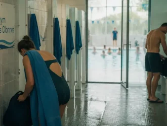 Aquagym des olonne : vestiaires et cabines avant séance
