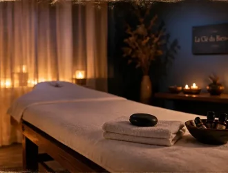 La clé du bien être : table de massage et pierres chaudes à Annecy