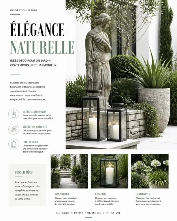 Idées de décoration de jardin originale pour personnaliser votre extérieur