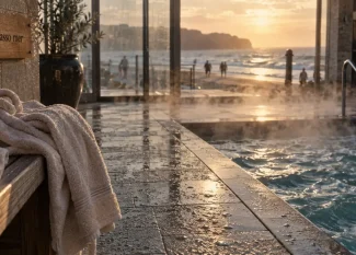 Thalassothérapie bord de mer : piscine d’eau de mer chauffée et détente au calme