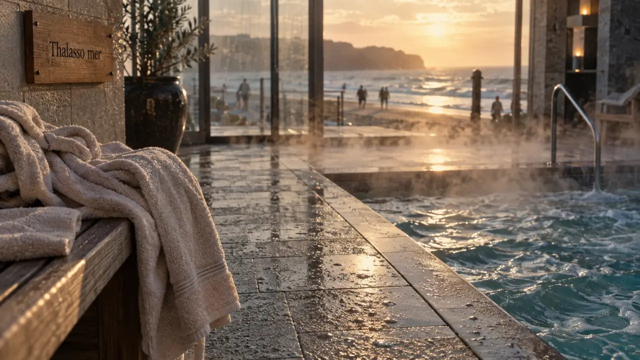 Thalassothérapie bord de mer : piscine d’eau de mer chauffée et détente au calme