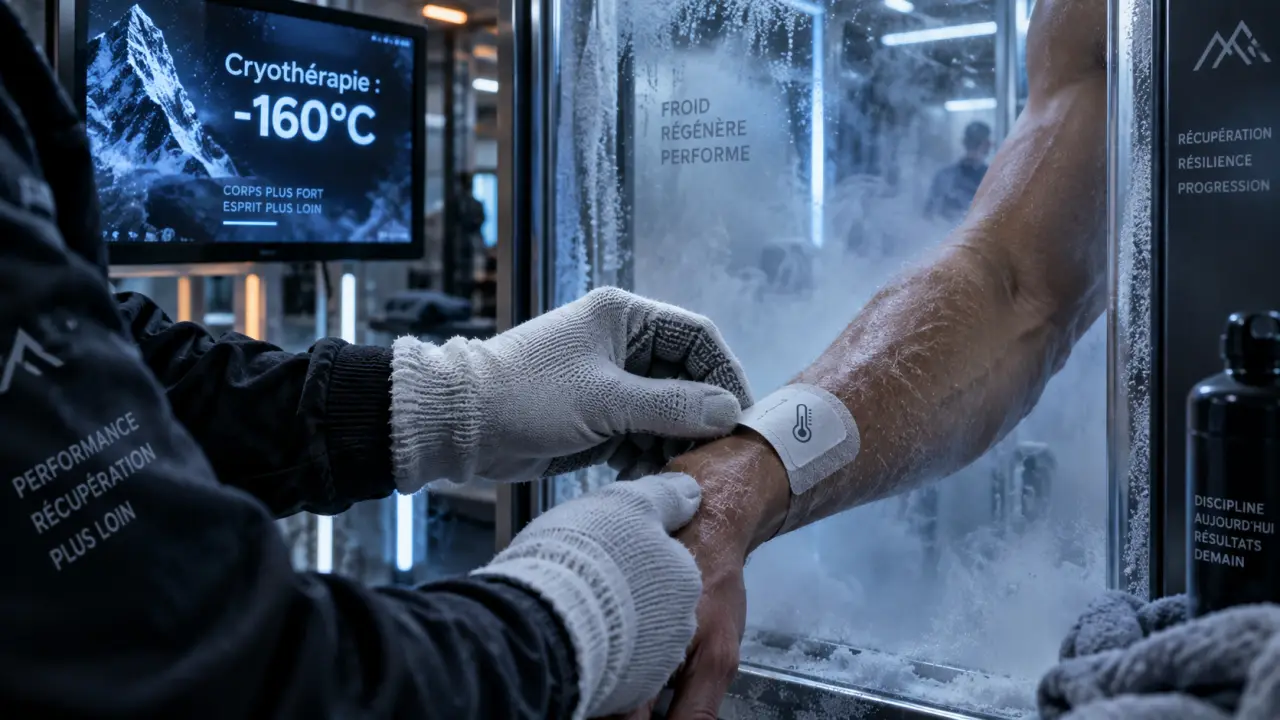 Thérapie par le froid en cryothérapie : -160°C et récupération musculaire