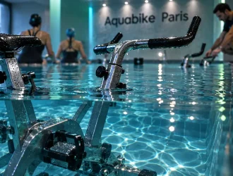 Aquabike montrouge : vélo immergé et coach au bassin