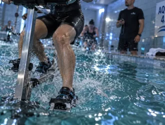 Cours aquabike 45 minutes, séance sans impact sur les articulations